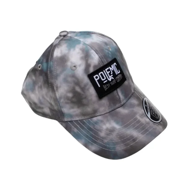 Gorra Jockey Polemic Gris - Gorra de béisbol unisex con diseño urbano y detalles bordados, estilo moderno.