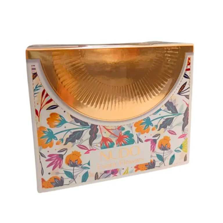 "Perfume Nudo Exotic Flowers, frasco colorido con aroma floral y tropical, 100ml, Fragrance World."